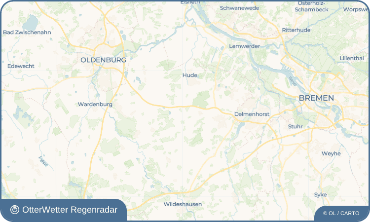 OtterWetter Regenradar-Widget Steinkimmen