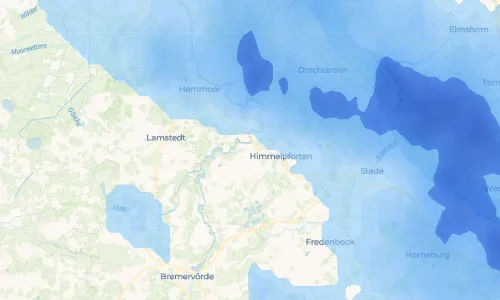 Regenradar Vorschaubild - Aktuelle Niederschläge in Stellberg und Umgebung