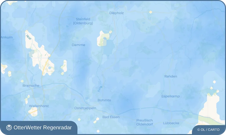 Widget-Vorschau für Stemshorn Wetter-Widget-Vorschau mit Vorhersagedaten für Stemshorn