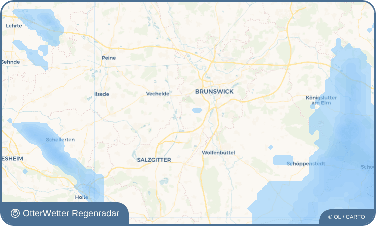 Wetter-Widget-Vorschau mit Vorhersagedaten für Stiddien
