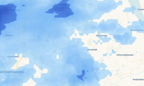 Regenradar Vorschaubild - Aktuelle Niederschläge in Stinstedt, Niederelbe und Umgebung