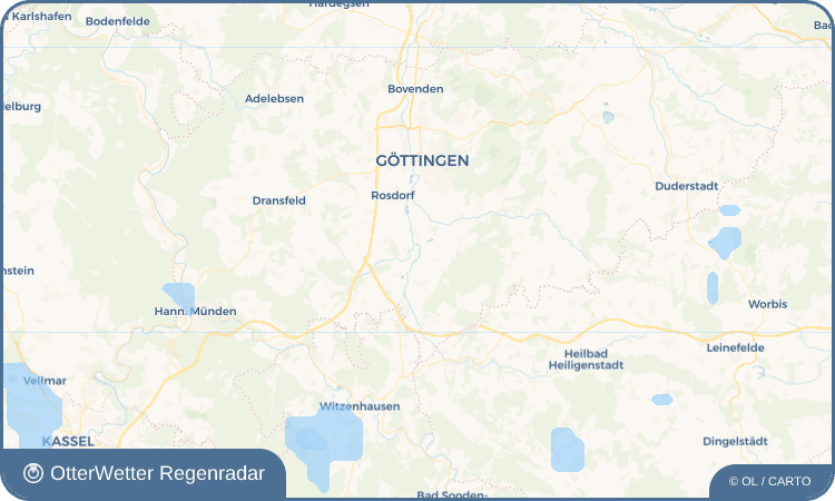 OtterWetter Regenradar-Widget Stockhausen