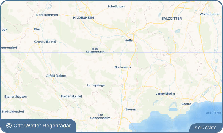Widget-Vorschau für Störy Wetter-Widget-Vorschau mit Vorhersagedaten für Störy