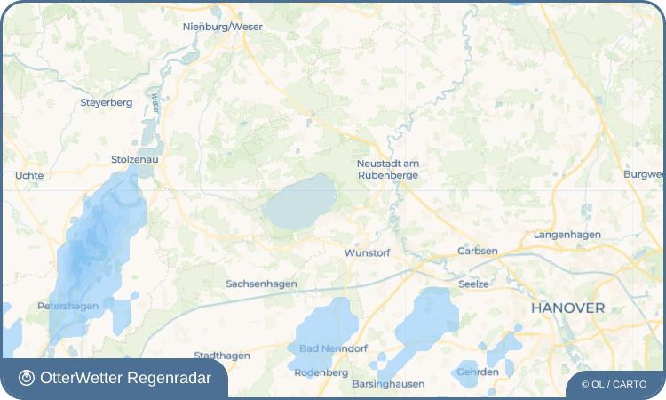 OtterWetter Regenradar-Widget Strand