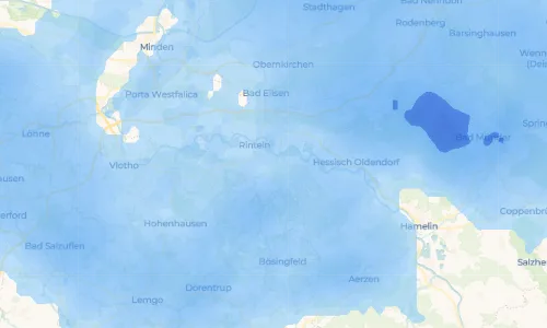 Regenradar Vorschaubild - Aktuelle Niederschläge in Strücken und Umgebung