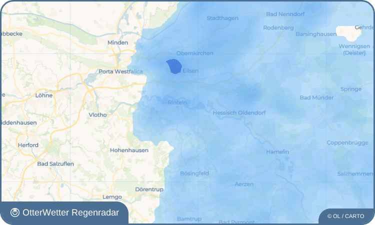 Wetter-Widget-Vorschau mit Vorhersagedaten für Strücken