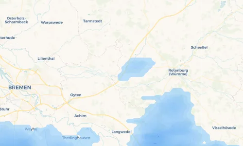 Regenradar Vorschaubild - Aktuelle Niederschläge in Stuckenborstel und Umgebung