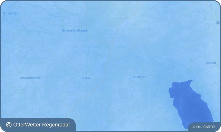 OtterWetter Regenradar-Widget Stübeckshorn