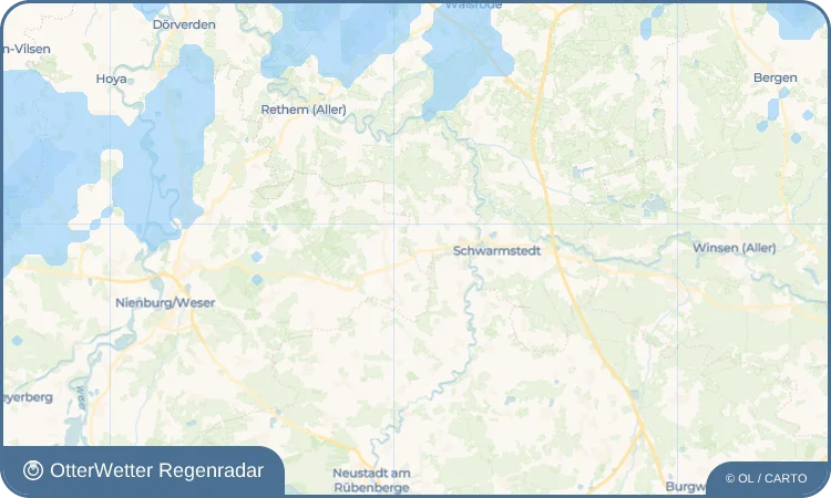 Wetter-Widget-Vorschau mit Vorhersagedaten für Suderbruch