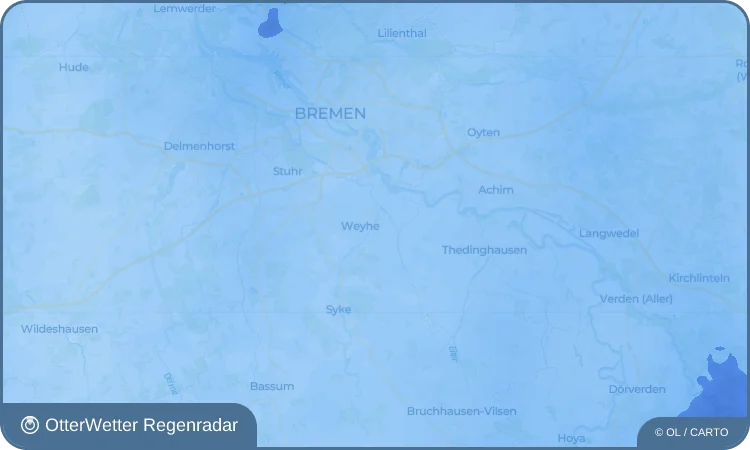 Wetter-Widget-Vorschau mit Vorhersagedaten für Sudweyhe