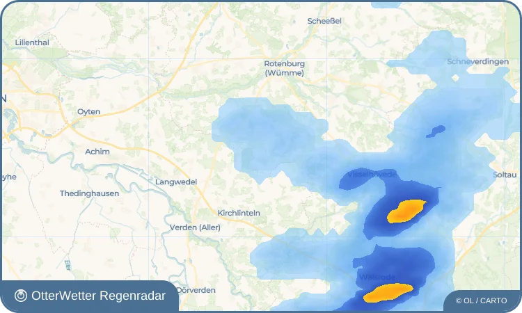 Widget-Vorschau für Süderwalsede Wetter-Widget-Vorschau mit Vorhersagedaten für Süderwalsede