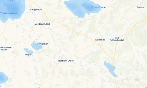 Regenradar Vorschaubild - Aktuelle Niederschläge in Südkampen und Umgebung