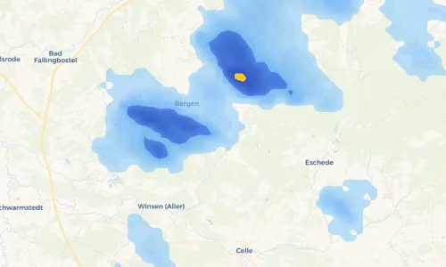 Regenradar Vorschaubild - Aktuelle Niederschläge in Sülze und Umgebung