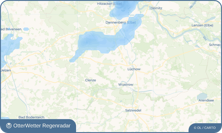 OtterWetter Regenradar-Widget Süthen