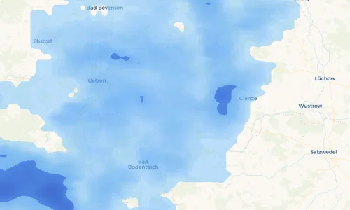 Regenradar-Vorschau: aktuelle Niederschläge in Suhlendorf und Umgebung