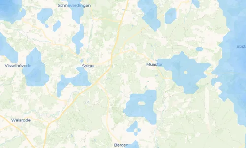 Regenradar Vorschaubild - Aktuelle Niederschläge in Suroide und Umgebung