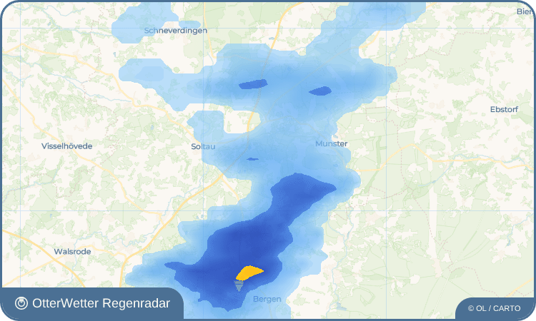 OtterWetter Regenradar-Widget Suroide