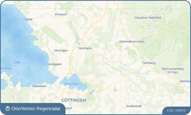 Widget-Vorschau für Suterode Wetter-Widget-Vorschau mit Vorhersagedaten für Suterode