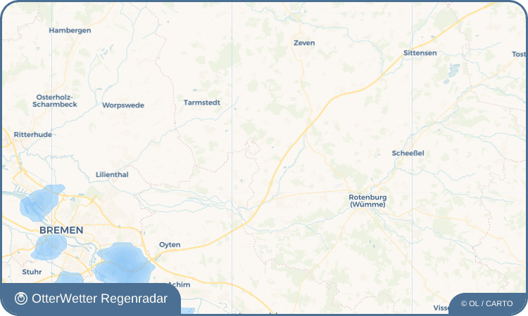 Wetter-Widget-Vorschau mit Vorhersagedaten für Taaken