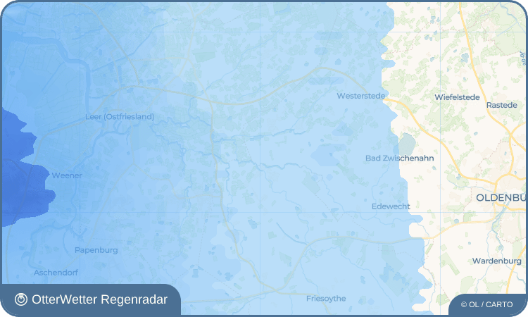 OtterWetter Regenradar-Widget Tange