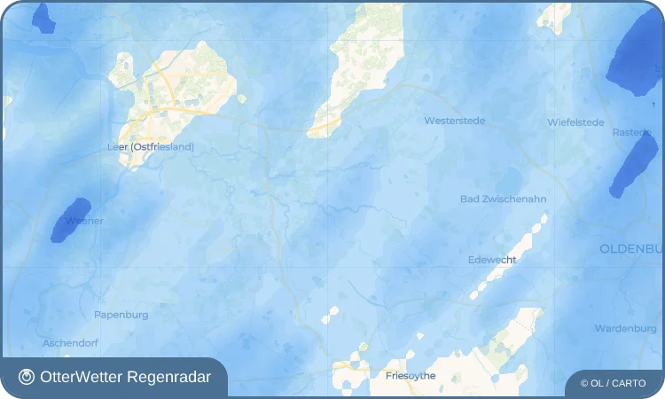 Wetter-Widget-Vorschau mit Vorhersagedaten für Tange