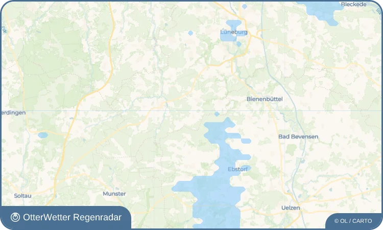 Widget-Vorschau für Tellmer Wetter-Widget-Vorschau mit Vorhersagedaten für Tellmer