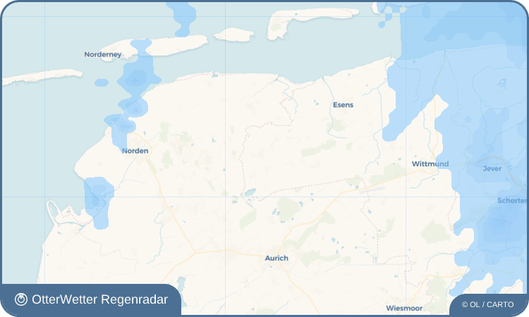 Widget-Vorschau für Terheide Wetter-Widget-Vorschau mit Vorhersagedaten für Terheide