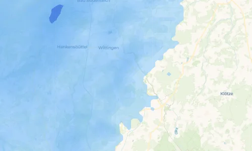 Regenradar-Vorschau: aktuelle Niederschläge in Teschendorf und Umgebung