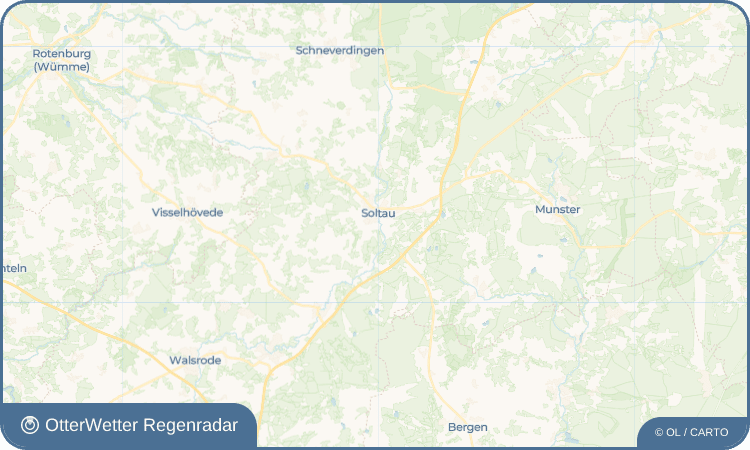 OtterWetter Regenradar-Widget Tetendorf