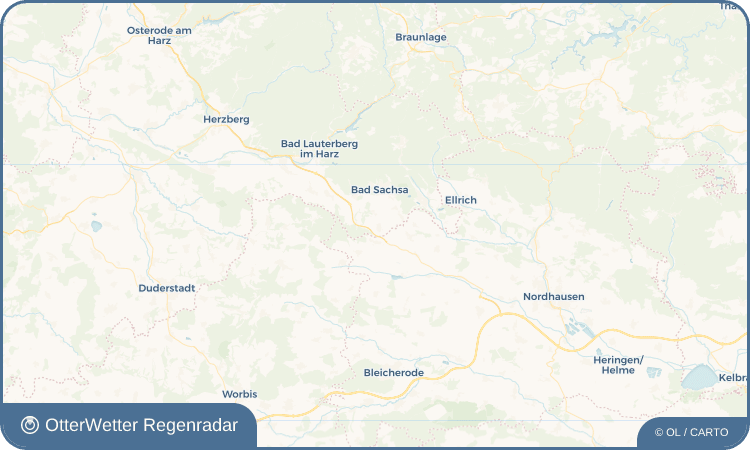 OtterWetter Regenradar-Widget Tettenborn