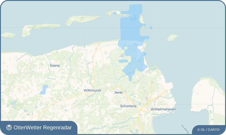 OtterWetter Regenradar-Widget Tettens