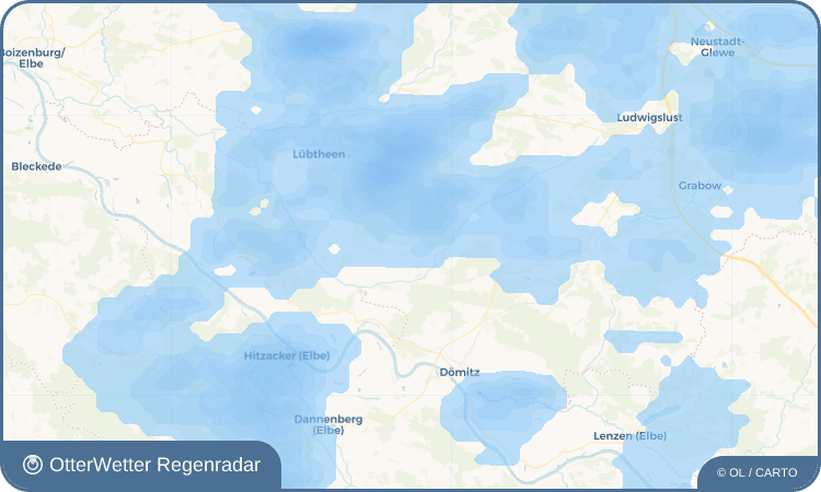 OtterWetter Regenradar-Widget Tewswoos