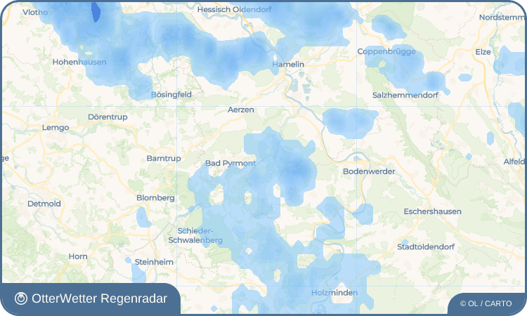 OtterWetter Regenradar-Widget Thal