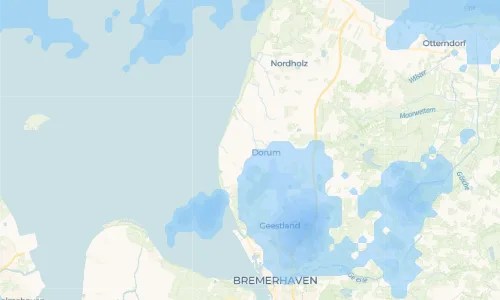 Regenradar Vorschaubild - Aktuelle Niederschläge in Themeln und Umgebung
