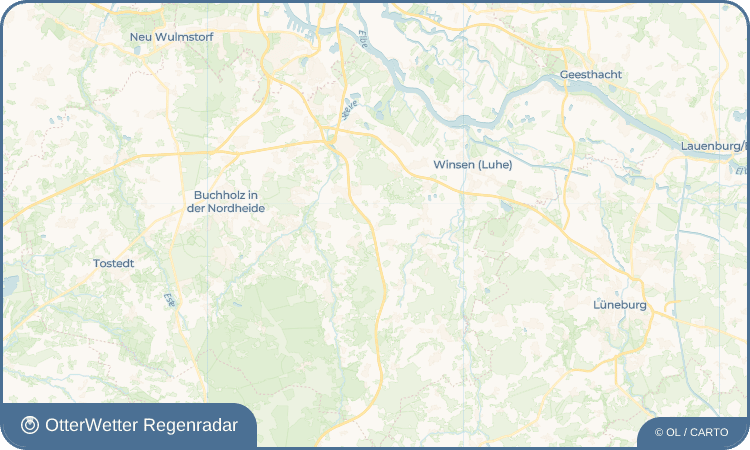 Wetter-Widget-Vorschau mit Vorhersagedaten für Thieshope