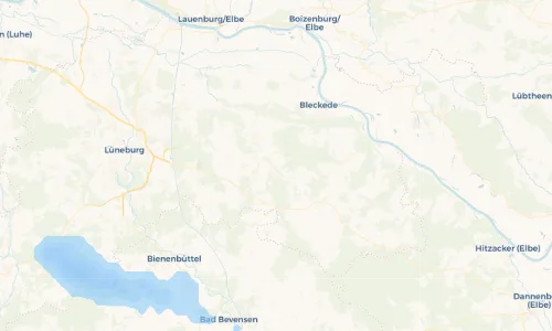 Regenradar Vorschaubild - Aktuelle Niederschläge in Thomasburg und Umgebung