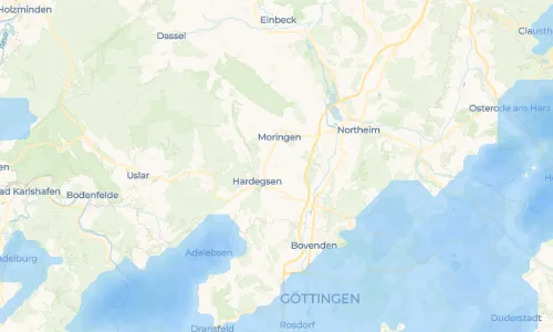 Regenradar Vorschaubild - Aktuelle Niederschläge in Thüdinghausen und Umgebung