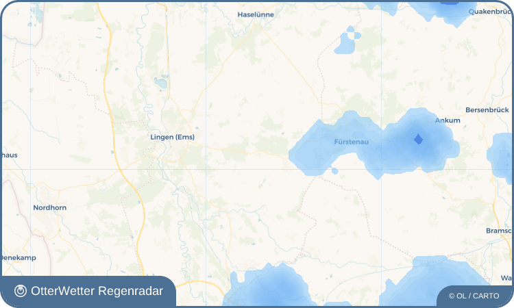 OtterWetter Regenradar-Widget Thuine
