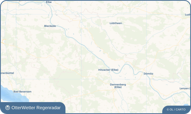 OtterWetter Regenradar-Widget Tiesmesland