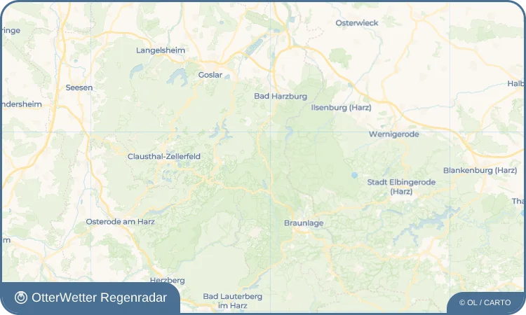 Wetter-Widget-Vorschau mit Vorhersagedaten für Torfhaus
