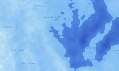 Regenradar-Vorschau: aktuelle Niederschläge in Tosterglope und Umgebung