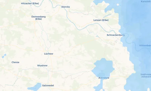 Regenradar Vorschaubild - Aktuelle Niederschläge in Trebel und Umgebung
