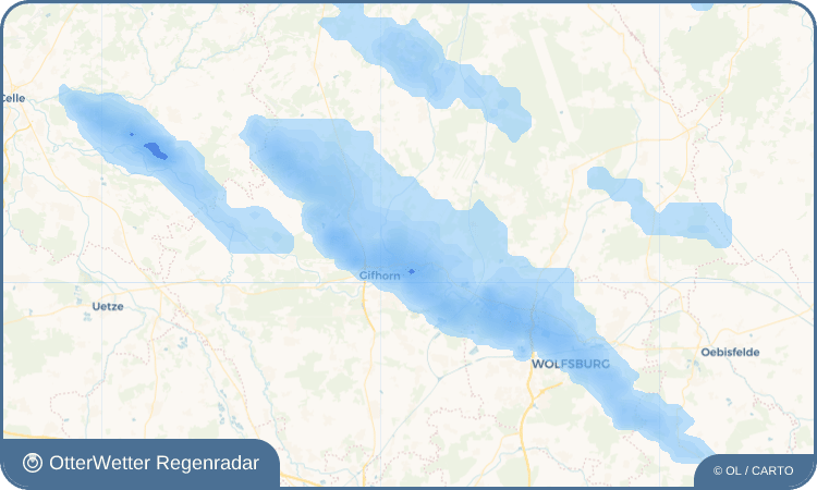 OtterWetter Regenradar-Widget Triangel