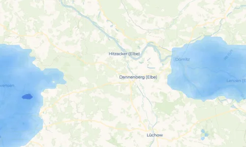 Regenradar Vorschaubild - Aktuelle Niederschläge in Tripkau und Umgebung
