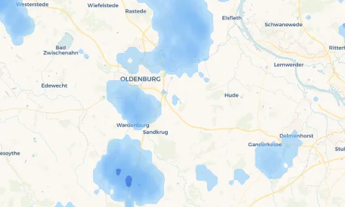 Regenradar Vorschaubild - Aktuelle Niederschläge in Tweelbäke-Ost und Umgebung