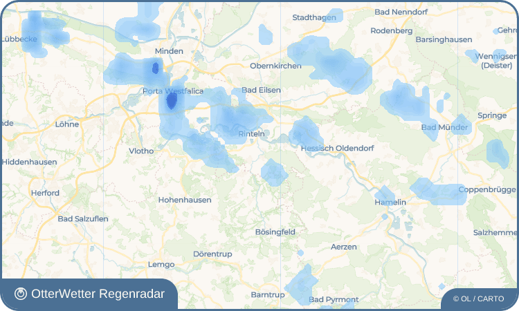 OtterWetter Regenradar-Widget Uchtdorf