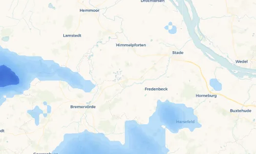 Regenradar Vorschaubild - Aktuelle Niederschläge in Überschuß und Umgebung