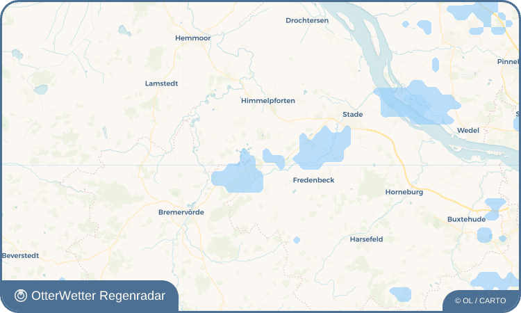 Widget-Vorschau für Überschuß Wetter-Widget-Vorschau mit Vorhersagedaten für Überschuß