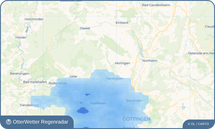 OtterWetter Regenradar-Widget Üssinghausen