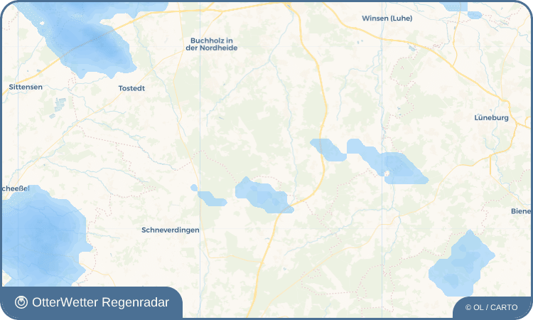 OtterWetter Regenradar-Widget Undeloh